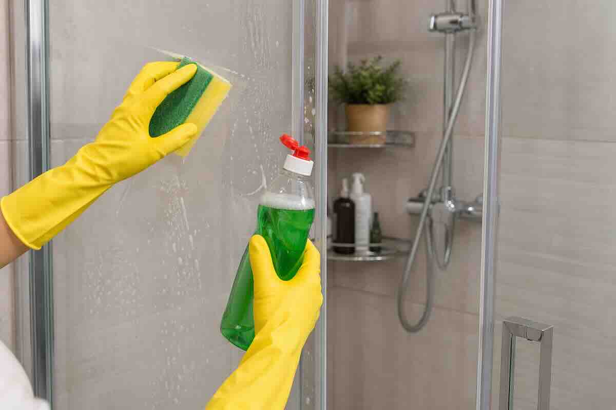 Pulizia doccia